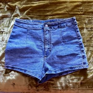 Stretch High Waist Shorts